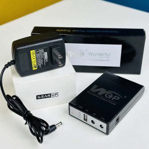 WGP mini UPS + GearUP Adapter Combo Pack (5/9/12V- 8800mAh + 12/3A)